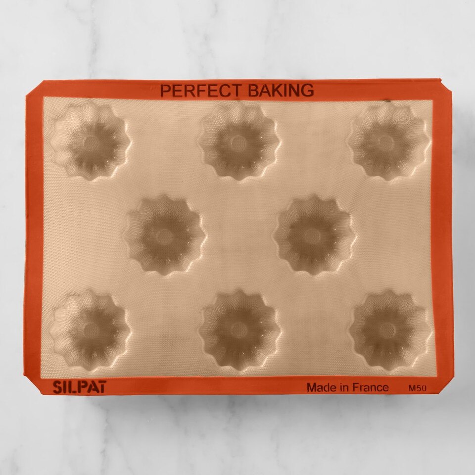 Silpat Silicone Mini Fluted Cake Pan, 8Well Williams Sonoma Australia